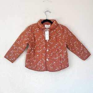 NWT! Rylee + Cru Girls Quilted Starlight Coat Size 4-5Y